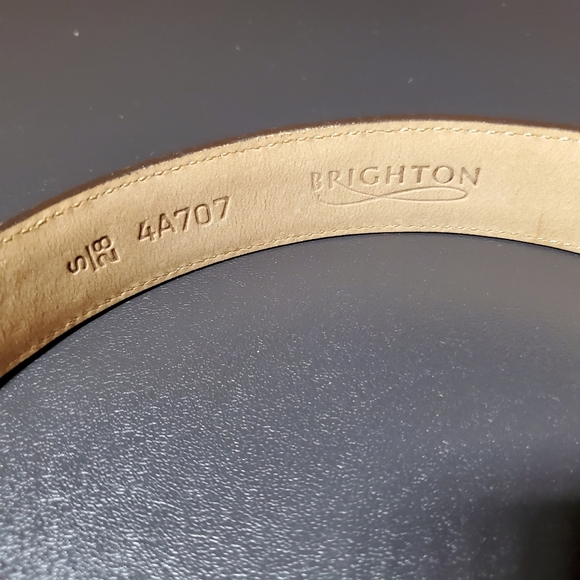 Brighton Leather Heart Belt Size S/28 - Picture 5 of 9